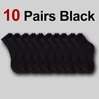 10 Pairs Black / 36-44EU