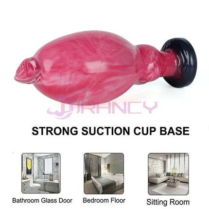 Dog Dildos Inflatable Anal Plug BDSM 18+ Sex Toys for Women Vaginal/anal Dilation G-spot Prostate Massage Silicone Buttplug