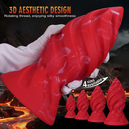 New Anal Plug Big Silicone Soft Long Anal Stretching Set Training Expander Dialator Butt Plug Adult Sex Toys For Women Men Gay