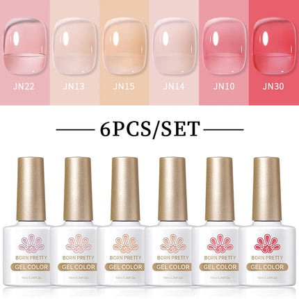 BORN PRETTY Cat Magnetic Moonlight Gel Nail Polish Set 10ml Sparking White Silver Water-light Soak Off UV Gel Nail Art Manicure