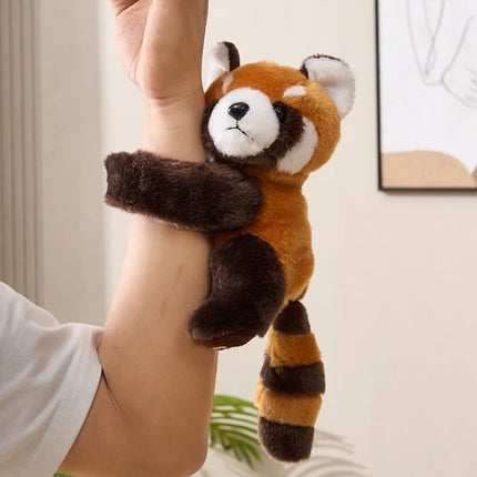 Forest Animal Animal Slapping Wristband Koala Tiger Bracelet Hug Slap Snap Wrap Kawaii Rabbit Leopard Plush Hand Ring Kids Toys