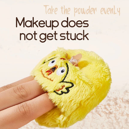 Life Girls cute and soft plush powder puff, flocking, comfortable and skin-friendly, thick, setting, loose powder, soft cushion