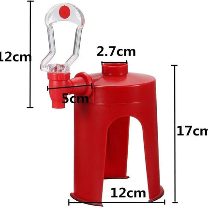 Creative Hand Pressure Type Coke Bottle Inverted Drinker Carbonated Beverage Inverted Home Beverage Machine Coke Machine