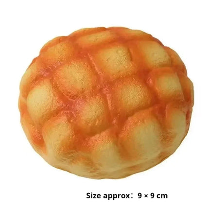 Oversized Pineapple Bun Squishy Bread High-Quality Stress Relief Toy Slow Rising Prank Decoration Unique Gift for All Ages
