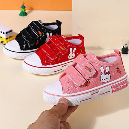 New Fashio Kid Shoe Boy Sneaker Shoe Spring Autumn Children Cartoon Canvas Sports Shoes Boys Girls Baby Board Shoes with Leisure