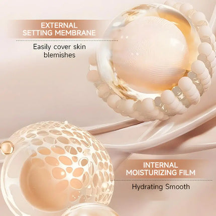 O'CHEAL Temperature Changing Foundation Stick Facial Coverage Blemishes Pores Double-Headed Face Matte Makeup Foundation Cream