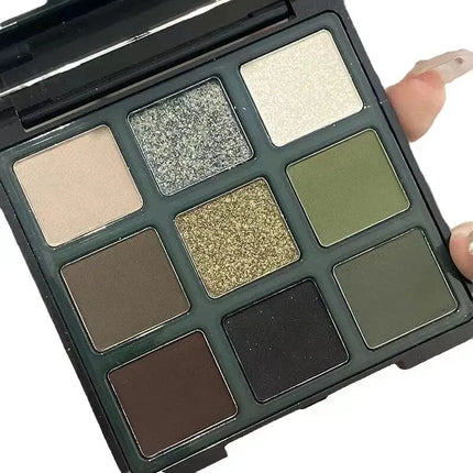 DIKALU Dark Witch ~ Paris Garden Nine Color Eyeshadow Hray Retro French Black Green Contrast Olive Green Small Smoke