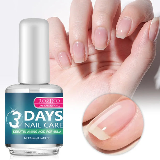 Multi functional nail care solution, gently moisturizes nails, brightens and repairs nails, anti scratch and polishing oil