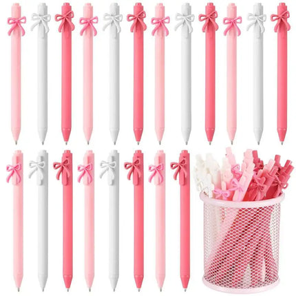 * 5PCS Pink Black Cute Butterfly Pen For Birthday Wedding Valentine's Day Carnival Celebration Party Favor Gift Bag Filler Prize