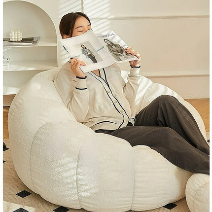 Lazy Sofa Sofa Chair balcony Leisure sleep Sofa living room sofas Modern easy chair small Sofa with Stool Bedroom Furniture
