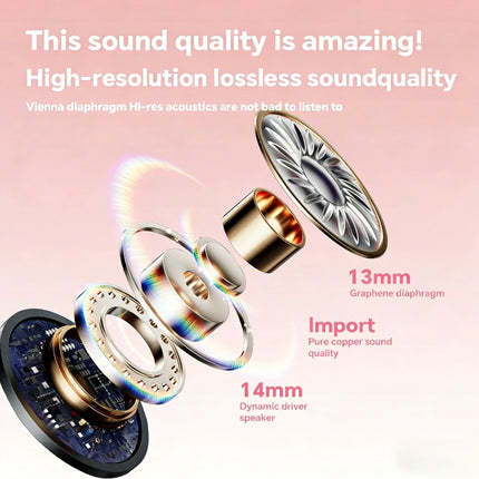 Compact Mini TWS Bluetooth Earbuds Effective Noise Cancellation Long Lasting Power Hands-free Mic for Music Communication