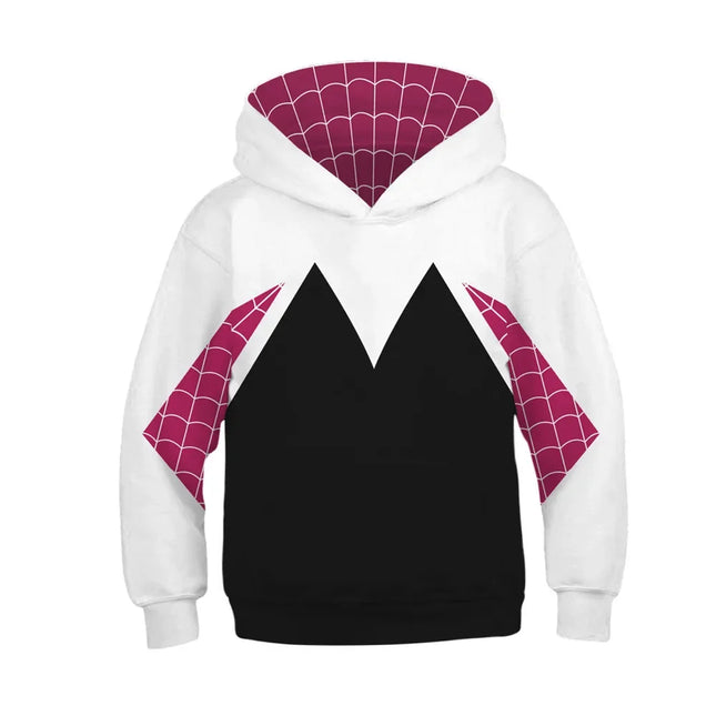 Autumn Winter Children's Hoodies Superhero's Print Coat Kids Sweatshirt Child Teen Hoody Tops 5-14y Boy's Hooded Coat Sportwear