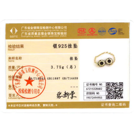 Sparkling Clear Silver Safety Chain 925 Sterling Silver Safety Chain Charm Beads Fit Original Bangle Bracelet DIY Jewelry
