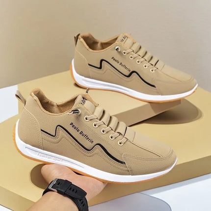 Autumn New Style 2025 Breathable Casual Thick Bottom Lazy Man Sports Board Shoes Again Shoe Slip-On Men's Shoes Comfortable Sne...