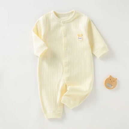 Autumn Baby Jumpsuit Spring Boneless Pure Cotton Newborn Baby Romper Crawling Clothes Boys and Girls Baby Clothes 0-24 Months