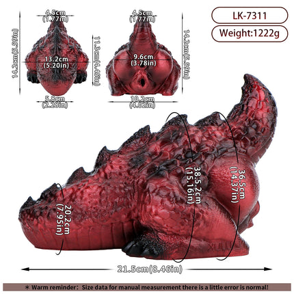 NNSX Fantasy Fire Dragon Butt Silicone Male Masturbator Food-Grade Silicone Pocket Pussy 18+ Men's Stroker Cup Artificial Vagina