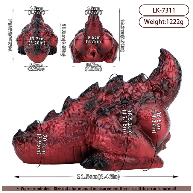 NNSX Fantasy Fire Dragon Butt Silicone Male Masturbator Food-Grade Silicone Pocket Pussy 18+ Men's Stroker Cup Artificial Vagina