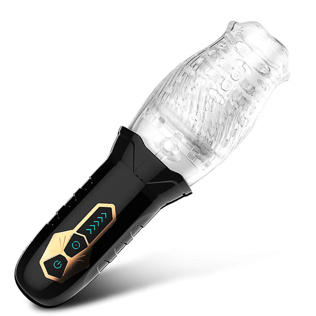 Rotating Vibrating Masturbator for Men, Penis Glans Training Massager, Male Masturbation Vibrators, Erotic Orgasm Sex Toys for Men