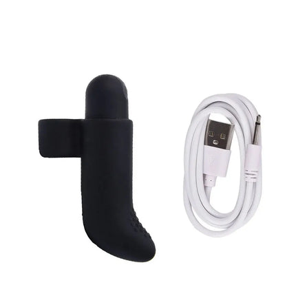 Silicone Rechargeable Finger Vibe, Multi - Speed Clitoral Vibrator, Adult Female Masturbation Toy Sex Toys