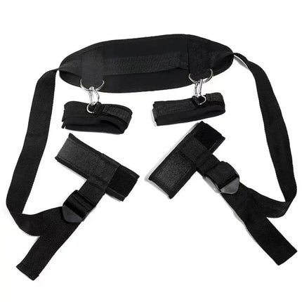 Female Handcuff Neck Collar Wrist Mouth Gag Strap Fetish SM Sex Toys Woman Couples Bdsm Bondage Set Restraint Adult Game Product