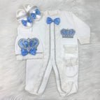 pretty lace blue / 6-9M size 73