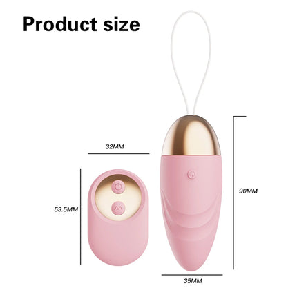 Silicone Vibrating Egg Wireless Remote Control Bullet Vibrators Vaginal Masturbation G Spot Stimulating Massager Women Sex Toys