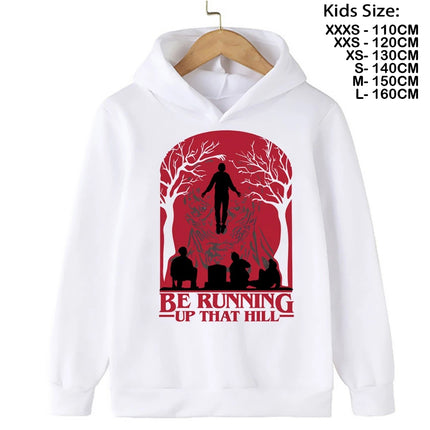 The Demogorgon Hawkins Cannibal Flower Hoodie Kids Cartoon Boys Girls Children Sweatshirts