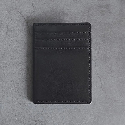 Orphic+ Playing Card Size in Leather Magic Tricks Card to Wallet Peek Switch Effects Close-up Illusions Gimmicks Mentalism Props