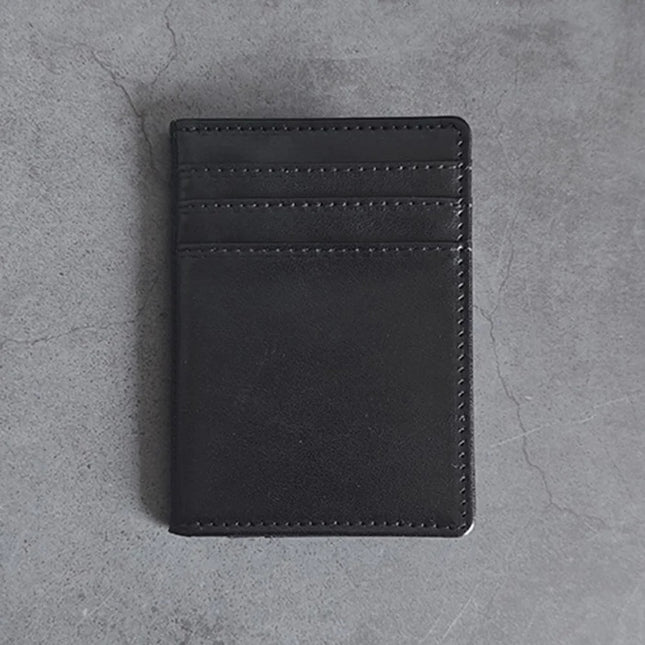 Orphic+ Playing Card Size in Leather Magic Tricks Card to Wallet Peek Switch Effects Close-up Illusions Gimmicks Mentalism Props