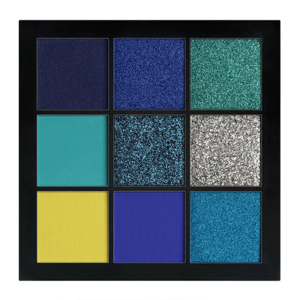 Huda Beauty 9 Color Palette Diamond Amethyst Ruby Red Gold Eye Shadow Pallete Matte Shimmer Eyeshadow Palette Glitter Makeup