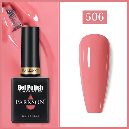 Parkson 12ML Nail Gel Polish HEMA TPO FREE Full Coverage 279 Color Gel Pigment Professional Nail Art Long Lasting Gel Varnish