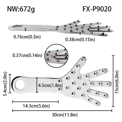 SHAZ SP Hand Clap Leather/Stainless Steel Cat Paw Spanking Adult Couple Play Bdsm Toys Punishment Training Whip Spank Beat Toys