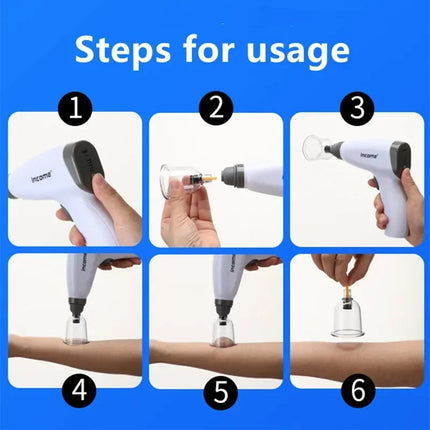 4/12/20/24 Cans Anti-Cellulite Suction Cups Vacuum Cupping Massage Set Chinese Physiotherapy Healthy Care For Body Massage Tool