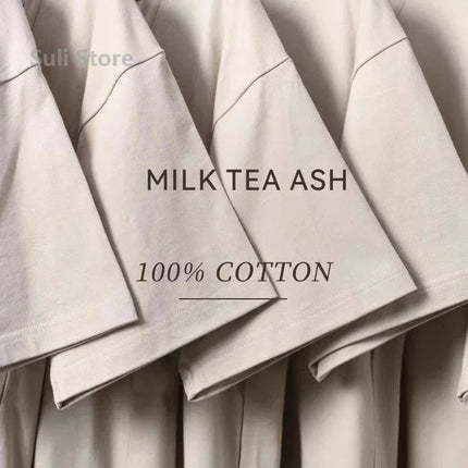 100% Cotton T Shirts Unisex 450G High Quality White T-shirts Tee Shirts Summer Blank Tshirt For Men Camisetas Para Hombre