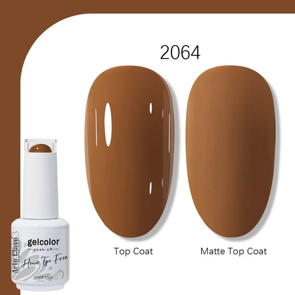 Arte Clavo TPO FREE HEMA FREE Gel Nail Polish UV Multi Use Semi Permanent Soak Off Autumn Winter Nail Art Hybrid Varnish 15ml
