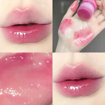 Gege Bear Hydrating Tinted Lip Essence — Moisturizing Water-Gloss Finish, Korean-Style Youthful and Flawless Look Lip Balm