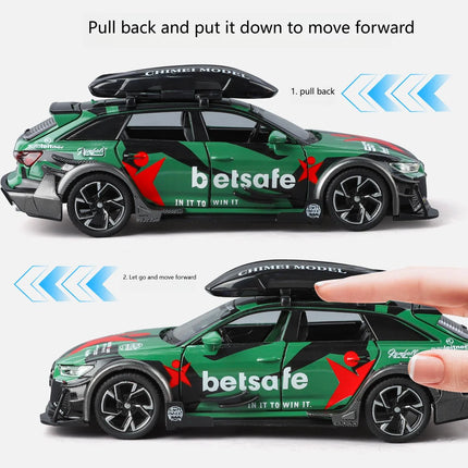 1:32 Audi RS6 Modified Vehicles Car Model Toys Alloy Metal Diecast Desktop Display Decorations Birthday Gift For Hobby Collector
