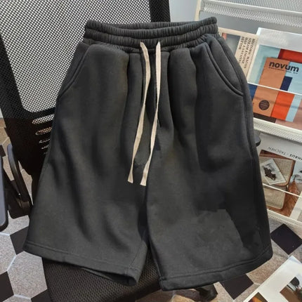 Casual and sporty men's summer five quarter pants, loose beachwear, casual and comfortable shorts sweatpants pants
