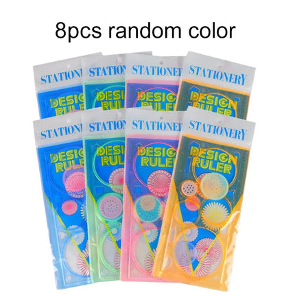 1~20PCS Creative Gears Geometry Spirograph Drawing Stencils Set Children Painting Template Art Crafts Kids Educational Toy TMZ