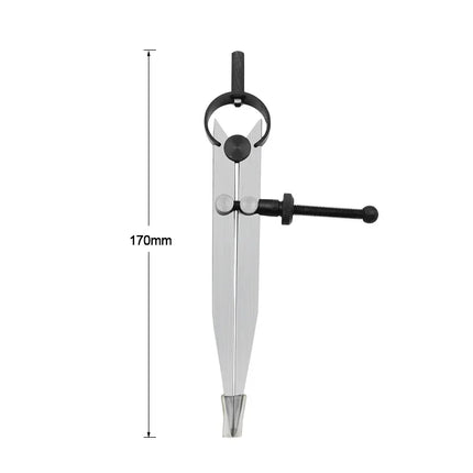 Boussole en cuir réglable verrouillable en acier au carbone diviseur aile Creaser bricolage maroquinerie ligne rotative jauge