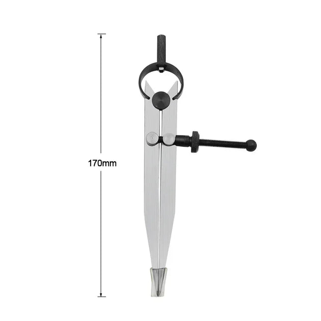 Boussole en cuir réglable verrouillable en acier au carbone diviseur aile Creaser bricolage maroquinerie ligne rotative jauge