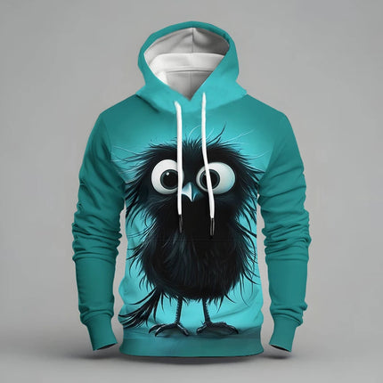 Funny Animal Pattern Hoodies 3D Print Men Women Hooded Sweatshirts Y2k Pullovers Tracksuit Male Top Clothing hoodies for man