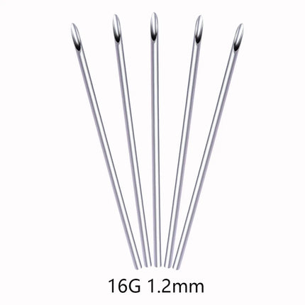 1/3/5Pcs Disposable Body Piercing Needles Medical Needle for Navel Nipple Lip Navel Ring Kit Surgical Steel Tool