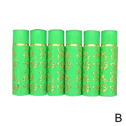 6PCS/Box Lipstick Dark Green Magic Lipgloss Lipstick Long Lasting Waterproof Butterfly Lip Tint Cosmetics Makeup Maquiagem