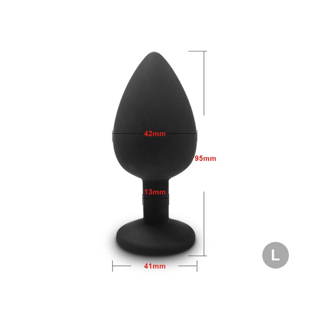 Soft Silicone Anal Toy Butt Plug Anal Plug Unisex Sex Stopper Adult Toys for Men/Women Anal Trainer for Couples Sex Products 18+