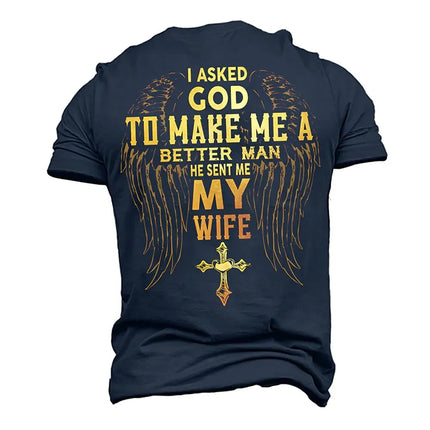 Men's Unisex T shirt Tee Graphic Letter Templar Cross Crew Neck Black Army Green Navy Blue 3D Print Outdoor Street Short Sleeve