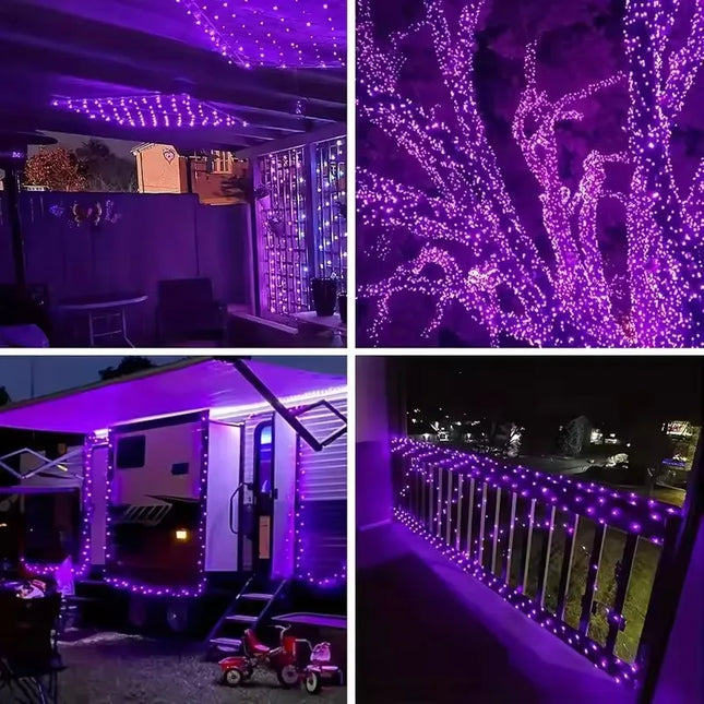 Outdoor Solar String Light 300/200/100/50 LED Fairy Garland 8 Mode Garden Yard Tree Christmas Party Waterproof Copper Wire Lamp
