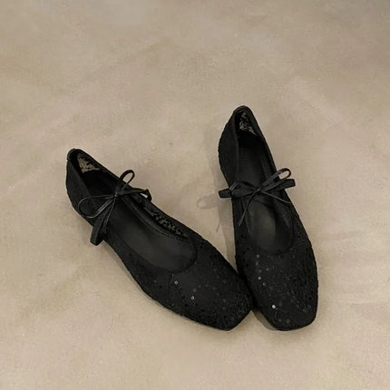2026 Spring Lace Women Mary Jane Shoes Fashion Slip On Comfort Street Style Soft Sole Female Internal Elevation Dress Shoes