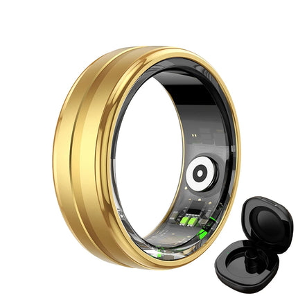 2026 New Tech Gadgets 5ATM Waterproof Smart Ring Sport Smartring Electronics Fitness Rings for Man Woman Android & Charging Case