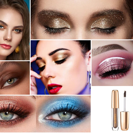 Liquid Eyeshadow Set  Glitter Eye Shadow Stick Kit Quick-Drying Long Lasting For Women Makeup Set